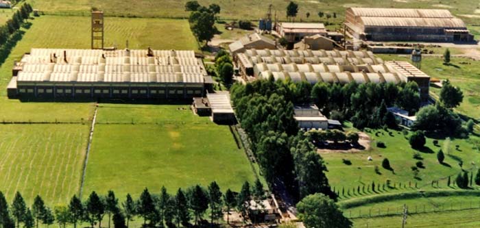 Vista aerea del parque industrial
